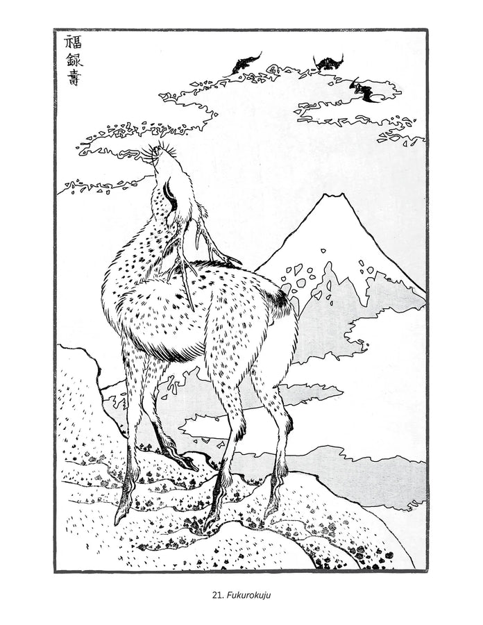 Hokusai: Views of Mt Fuji Coloring Book