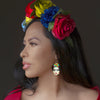 Frida Kahlo Beaded Earrings