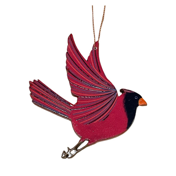 Cardinal Wood Orniment