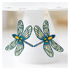 Dragonfly Hoop Earrings