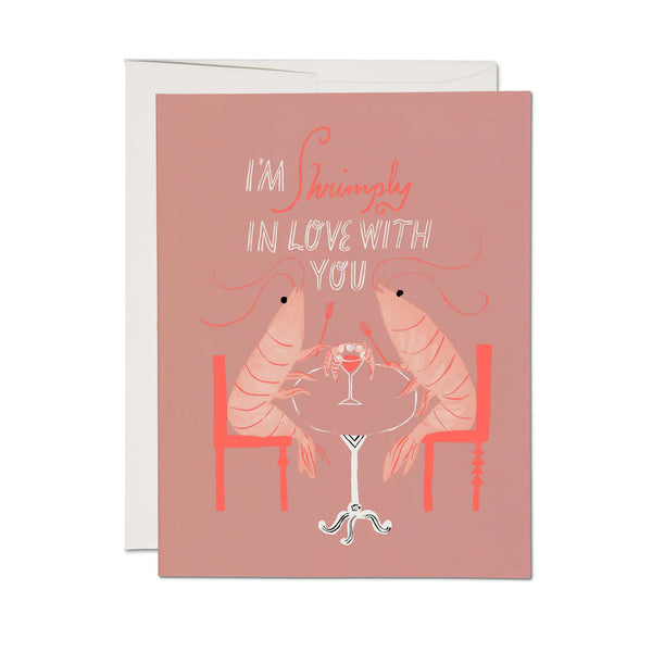 Shrimply Love Greeting Card