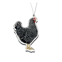Fancy Chicken Ornament