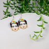 Frida Kahlo Beaded Earrings