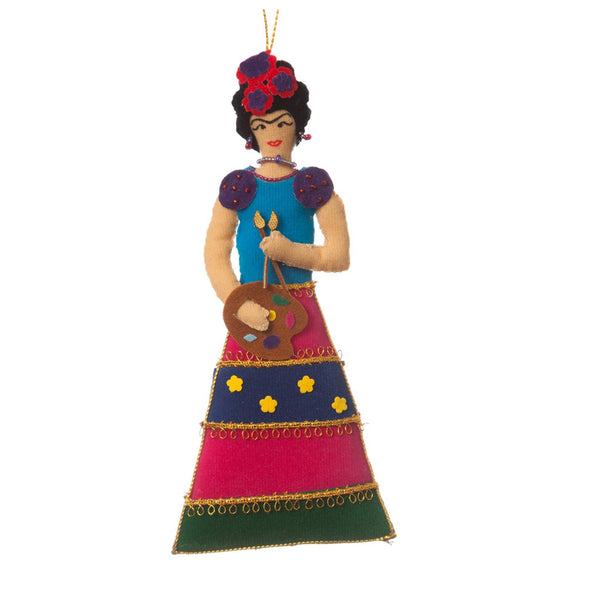Frida Kahlo Felt Ornament