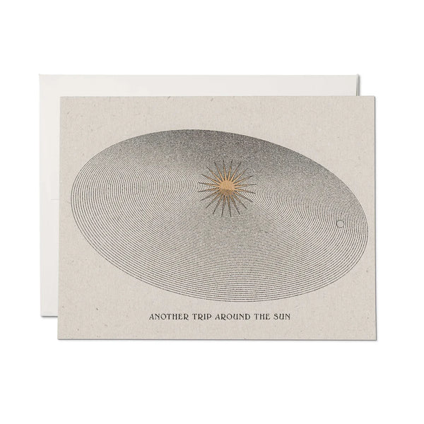 Around the Sun Birthday Greeting Card