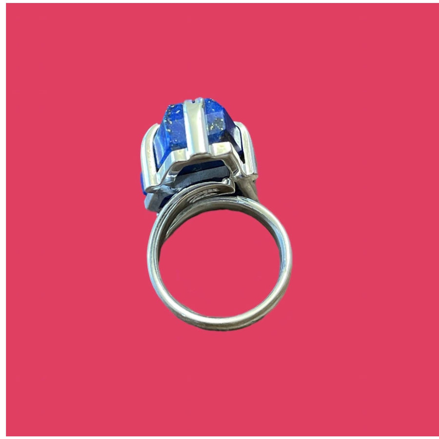 Gabriel Pena Lapis Lazuli Sterling Silver Ring