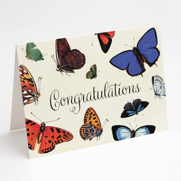 Congratulations Butterfly Greeting Card