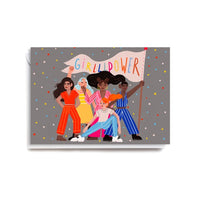 Girl Power Greeting Card