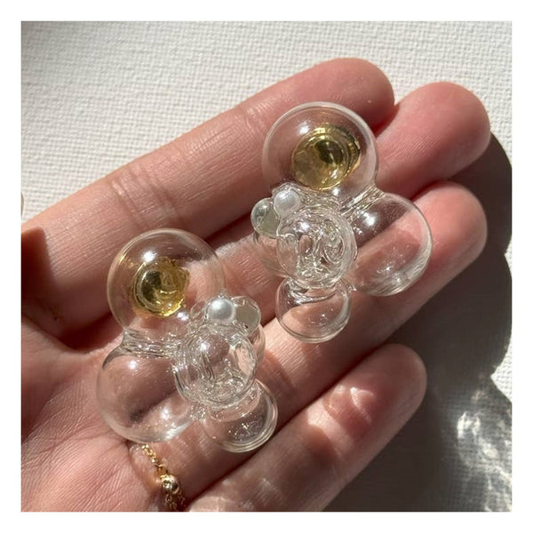 Glass Bubble Earrings