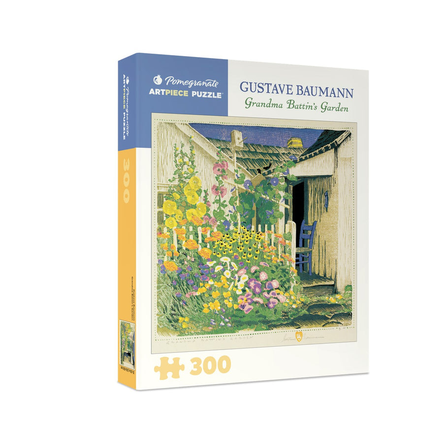 Gustave Baumann: Grandma Battin's Garden 300 Piece Jigsaw Puzzle
