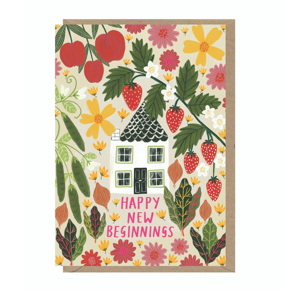 Happy New Beginnings Greeting Card