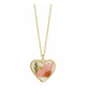 Dried Flower Heart Necklace