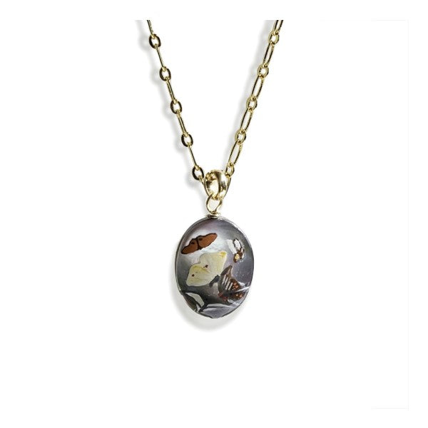 Honey of Hymettus Hand Painted Necklace