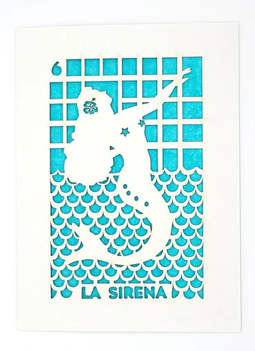 La Sirena Greeting Card