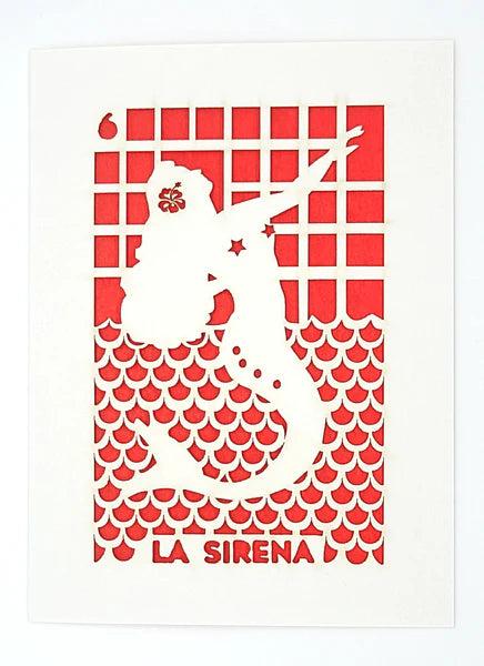 La Sirena Greeting Card