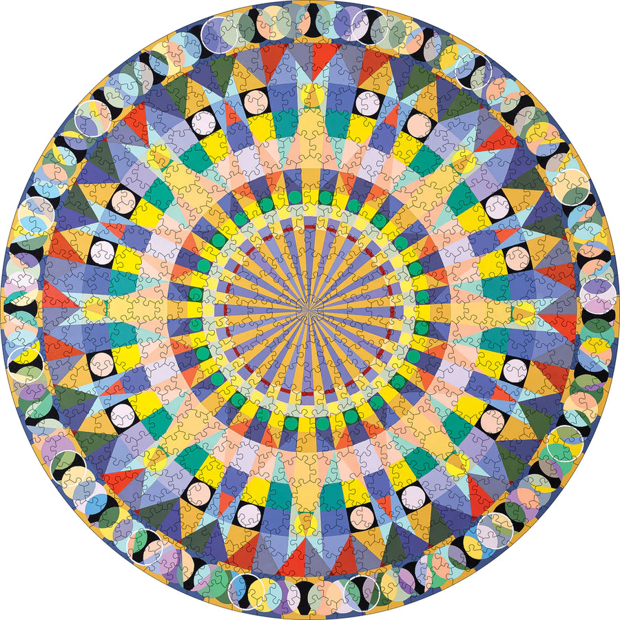 Mandala IV Circular 500 Piece Jigsaw Puzzle