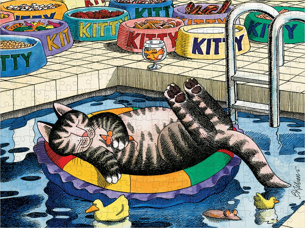 B. Kliban: PoolCat 300 Piece Jigsaw Puzzle