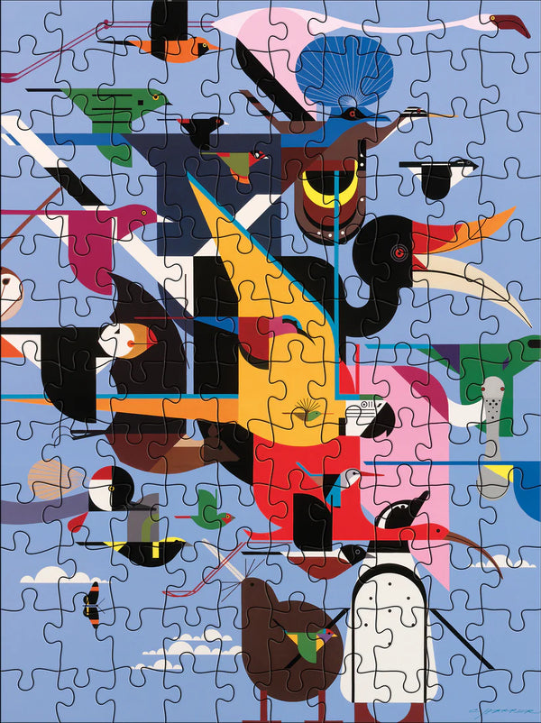 Charley Harper 120-Piece Double-Sided Puzzle