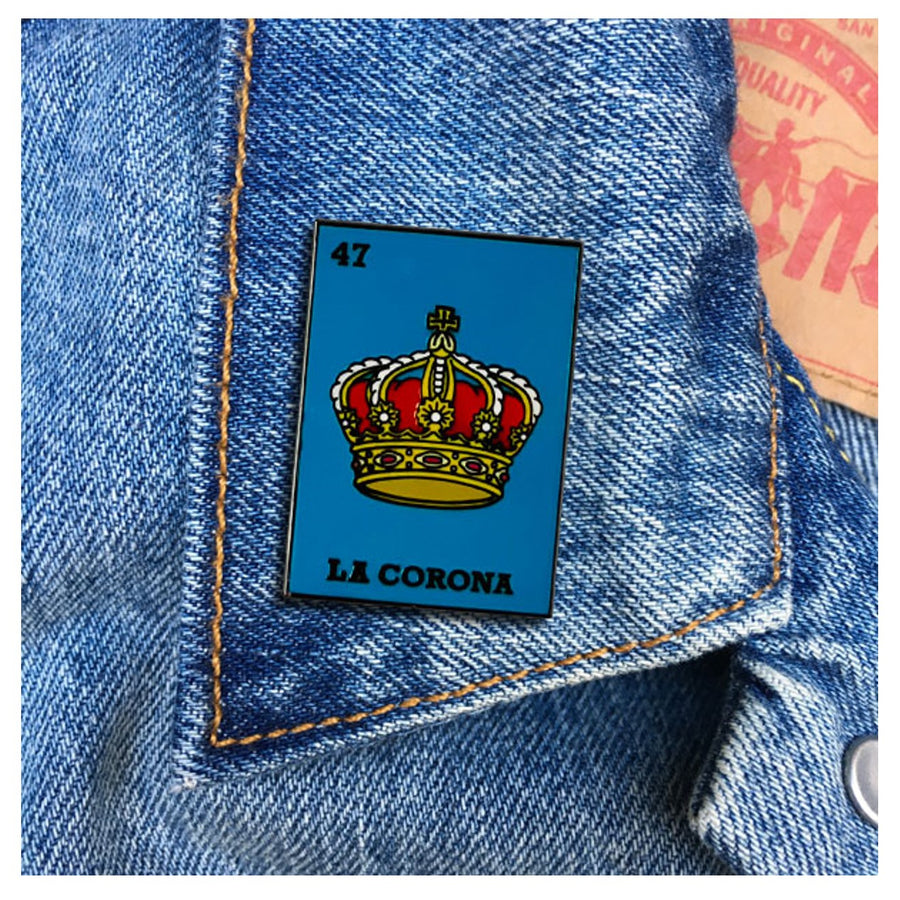 La Corona Loteria Enamel Pin