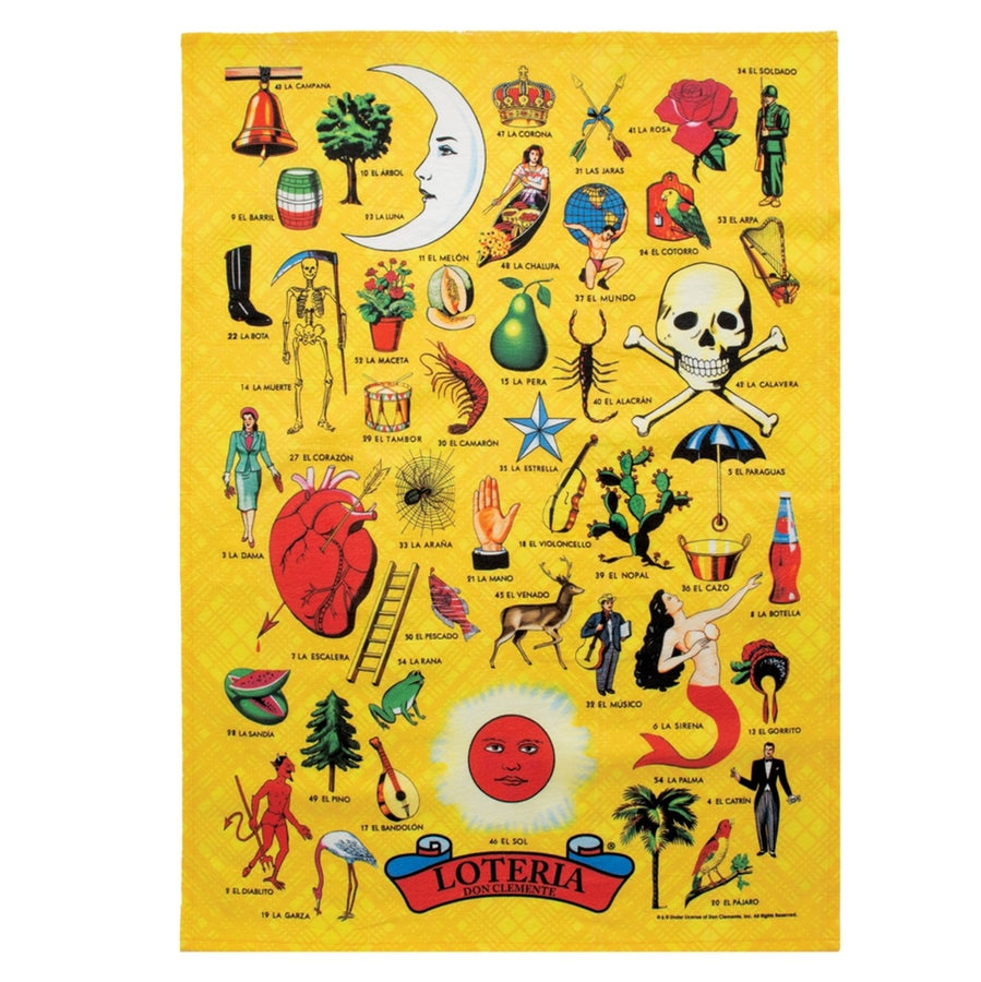 Loteria Tea Towel