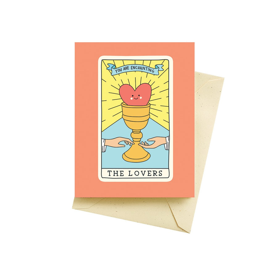 The Lovers Tarot Greeting Card