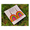 GoldFill Lucite Rainbow Earrings