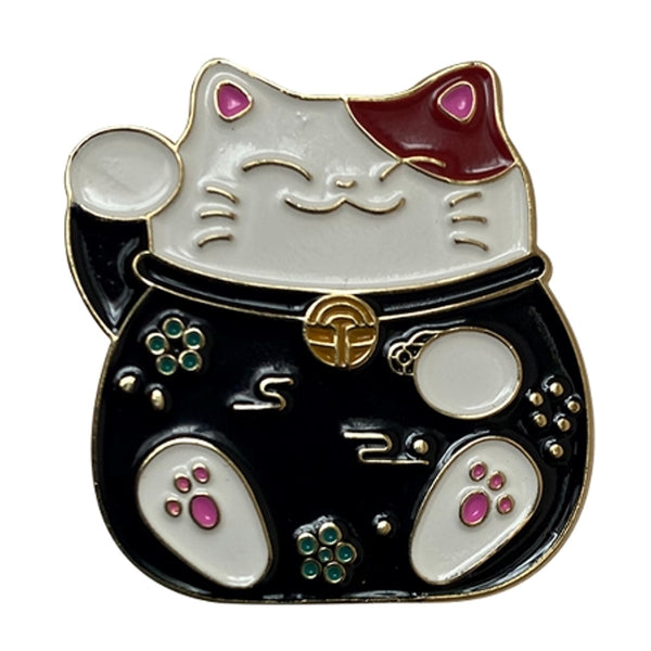 Lucky Cat Enamel Pin