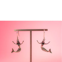 Sterling Silver Mermaid Earrings