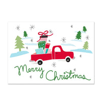 Merry Christmas Truck Holiday Card