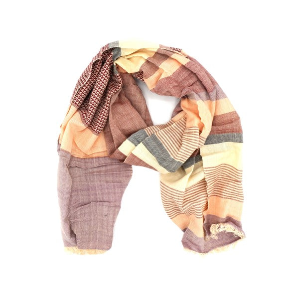 Modern Sunrise Woven Scarf