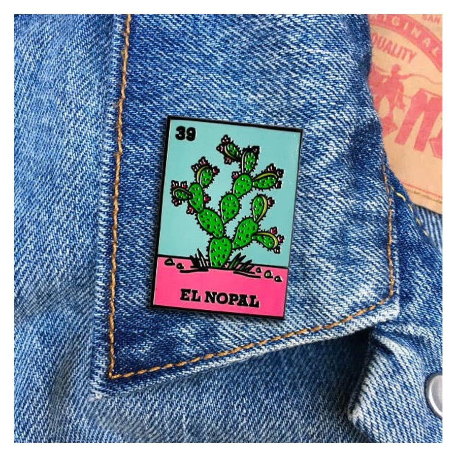 El Nopal Loteria Enamel Pin