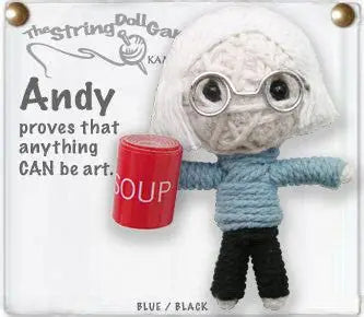 Andy Warhol String Doll Keychain