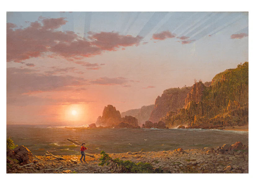 Hudson River School Paintings Postcard Booklet