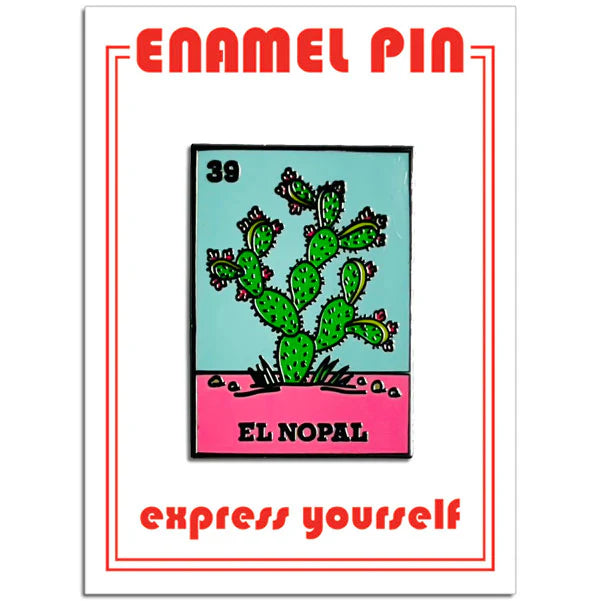 El Nopal Loteria Enamel Pin