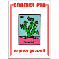 El Nopal Loteria Enamel Pin