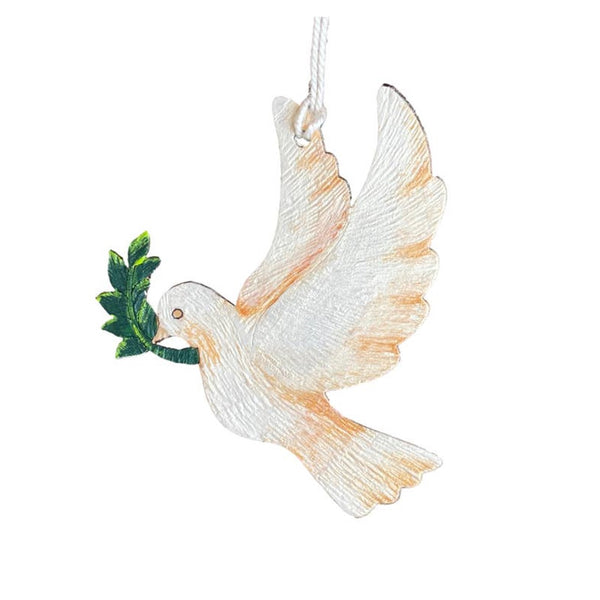 Peace Dove Christmas Ornament