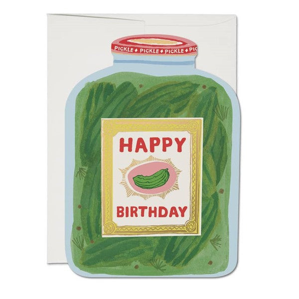 Pickle Birthday Greeting Card