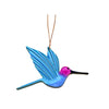 Pink Hummingbird Wood Ornament