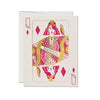 Queen of Diamonds Birthday Card