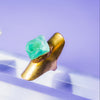 Larry Bell Inspired Fluorite Ring