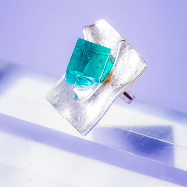 Larry Bell Inspired Wave Ring
