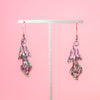 Sterling Silver Dangle Monkey Earrings