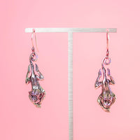 Sterling Silver Dangle Monkey Earrings