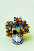 Ceramic Skull & Butterflies