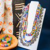 Small African Metal Bead Necklace