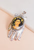 Alpaca Silver Hand Frida Kahlo Pendant