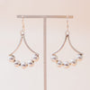 Sterling Silver Swirl Casquillas Earrings