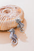 Vintage Reproduction Sterling Silver Seahorse Earrings
