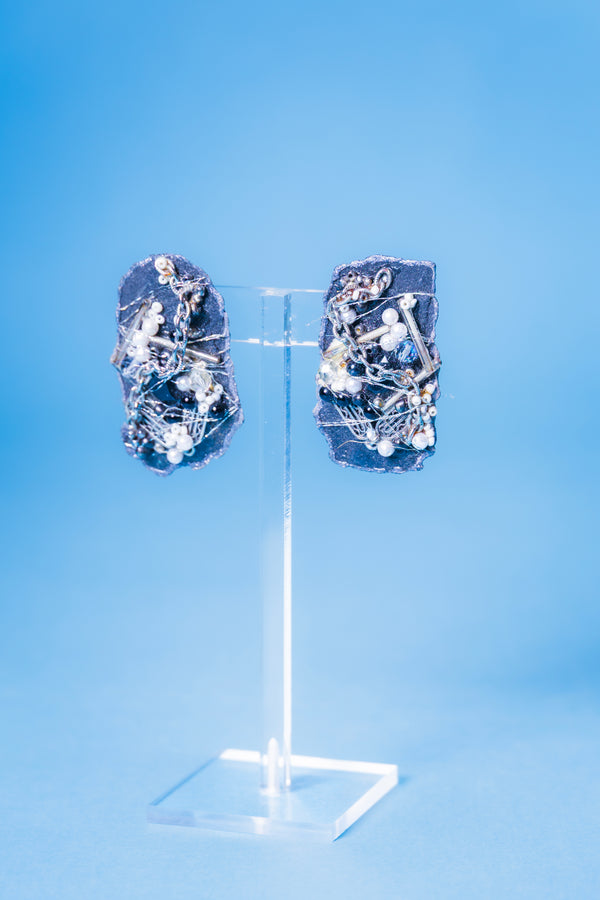 Larry Bell Inspired 80s Earrings