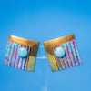 Larry Bell Inspired Brass Square Earrings